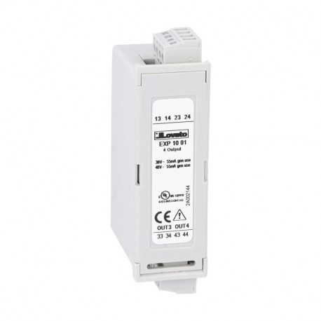 EXP1001 LOVATO EXPANSION MODULE SÉRIE EXP POUR LES PRODUITS FLUSH-MOUNT, 4 SORTIES STATIQUES, optoisolées