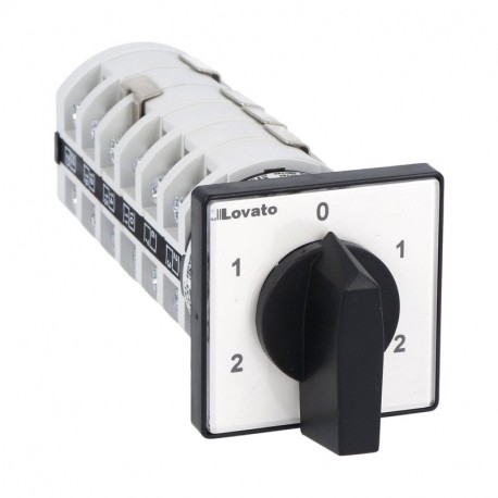 7GN2520U GN2520U LOVATO ROTARY CAM SWITCHE, GN SERIES, U VERSION FRONT MOUNT. MOTOR SWITCH, POLE CHANGER INT..