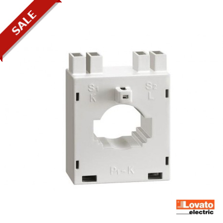 DM2T0250 LOVATO TRASFORMATORE DI CORRENTE, TIPO PASSANTE, PER CAVO Ø23MM. PER BARRE DA 30X10MM, 25X12,5MM, 2..