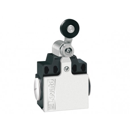 KNE1A11 LOVATO LIMIT SWITCH, K SERIES, ROLLER LEVER PISTON, 2 SIDE CABLE ENTRÉE. DIMENSIONS COMPATIBLE POUR ..