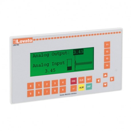 LRXP01 LOVATO HMI gráfica a 24VDC para LRD.