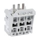 GAX391 LOVATO FUSE HOLDER/BLOCK FOR SWITCH DISCONNECTORS, FOR GA016 A-GA032 A. SUITABLE FOR 10.3X38 FUSE SIZ..