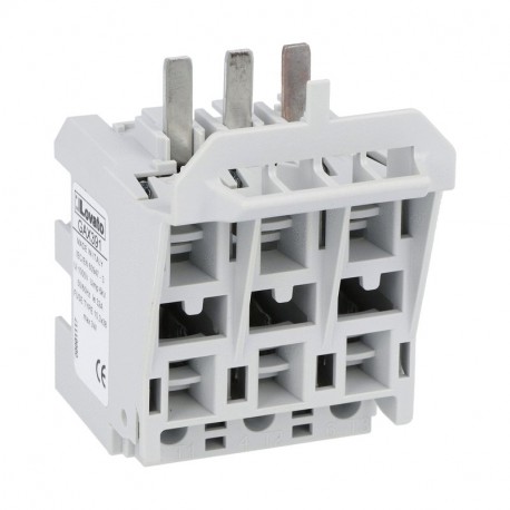 GAX391 LOVATO PORTAFUSIBILE PER INTERRUTTORI SEZIONATORI, PER GA016 A-GA032 A. ADATTO PER FUSIBILI 10,3X38