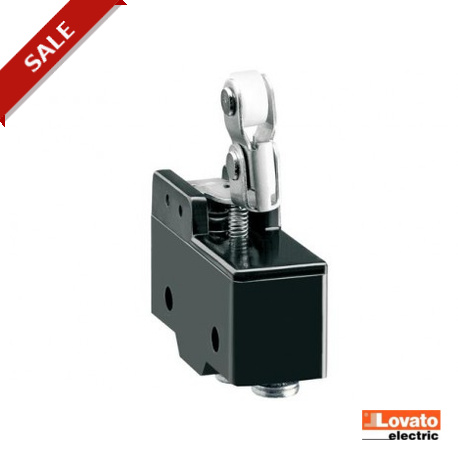 51 C9 C9 LOVATO MICROINTERRUTTORE PLASTICO SERIE K, A LEVA CON ROTELLA. LEVA CON ROTELLA UNIDIREZIONALE, CON..