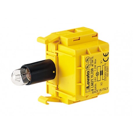 8LM2TGL048 LM2TGL048 LOVATO Portalámpara Sin base de fijación Intermitente 24-48V