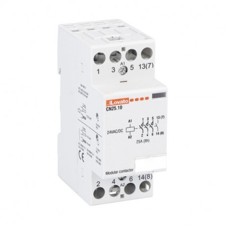 CN2510024 LOVATO Eigenschaften 25A AC1, 24VAC/DC (3S+1Ö)