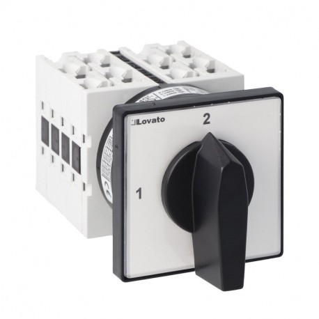 GX3269U LOVATO COMMUTATORE A CAMME, SERIE GX, ESECUZIONE U MONTAGGIO FRONTALE. DEVIATORE, QUADRIPOLARE N° 4 ..