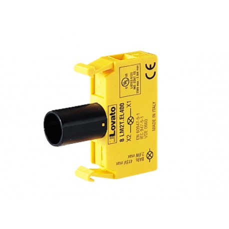 8LM2TEL400 LM2TEL400 LOVATO Portalámpara Sin base de fijación Alimentación directa 415V