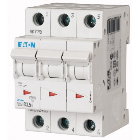 PLSM-B3,5/3-MW 242439 EATON ELECTRIC Leitungsschutzschalter, 3,5A, 3p, B-Char