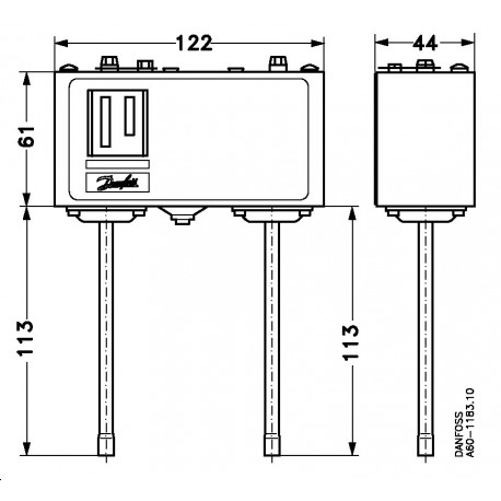 060-127666 DANFOSS REFRIGERATION Pressure switch