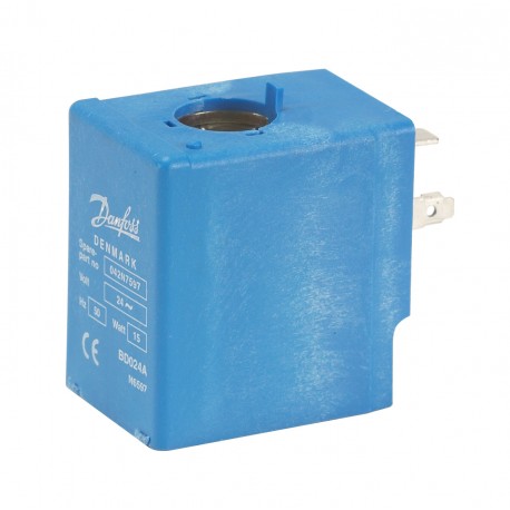 BD024A 042N7597 DANFOSS CONTROLES INDUSTRIALES BOBINA de 24V 50HZ 15W w. DIN-pala + pack