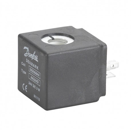 AK024D 042N0844 DANFOSS CONTROLES INDUSTRIALES BOBINA 24V DC 3W DIN spade+ pack 9-32