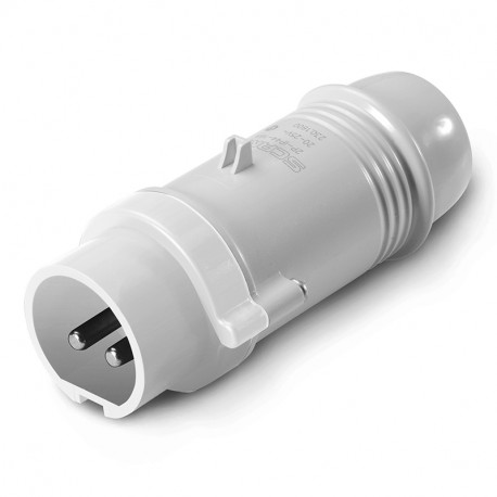 230.3201 SCAME STECKER IP44 2P 32A 12h 40-50V AC 50Hz 60Hz