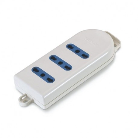 160.220 SCAME 3-OUTLET SOCKET DUAL USE WITHOUT CABLE