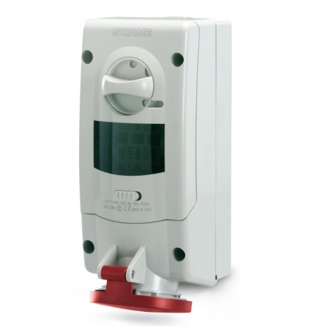 562.3286 SCAME INTERLOCKED SOCKET 3P+E IP44 32A 6h