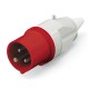 210.1636 SCAME AÉREA PLUG 3P + E IP44 16A 6h 380-415