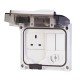 409.0413 SCAME BASE DOM. CON ENCLAVAMIENTO 2P+T IP56