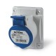 413.1663 SCAME BASE EMPOTRABLE 2P+T IP44 16A 6h