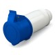 311.3243 SCAME + T PROLONGADOR 2P IP44 32A 6h 200-250V AC