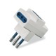 146.550/3 SCAME ADAPTADOR TRIPLO 250V CORRENTE ALTERNADA