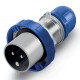 218.1633P.TR SCAME STECKER 2P+E IP66/IP67 16A 6h 200-250V AC