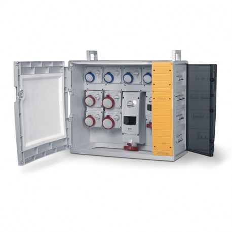 658.6059-229 SCAME Mbox5 con morsettiera prese c/fusibili