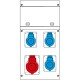 630.4009-017 SCAME QUADRO DISTR. PORTATILE BLOCK4