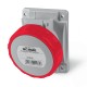 418.1668 SCAME FLUSH-MNT. STECKDOSE 2P+E IP66/IP67 16A 9h