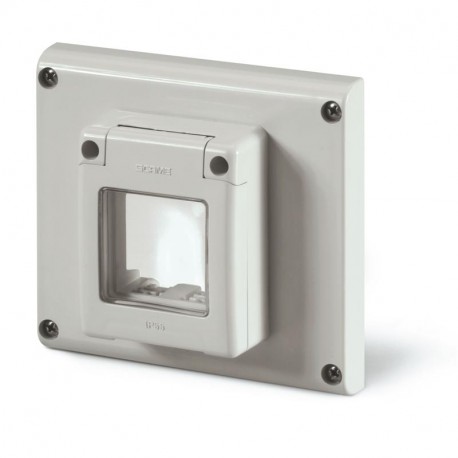 654.0121 SCAME TAPA CON PORTACONTACTOS 136X125mm