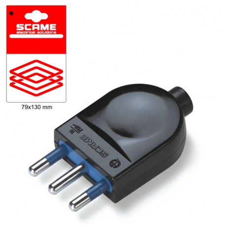999.12303N SCAME SPINA BLUELINE 2P+T 16A NERA