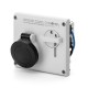 400.32877 SCAME PRESA INCASSO OMNIA 3P+N 32A 5h IP44