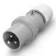 213.32334 SCAME STECKER 2P+E IP44 32A 3h 50-250V