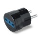 146.361/N SCAME SINGLE-ADAPTER 2P+E 16A-DUAL-USE -
