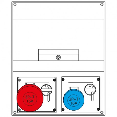 671.3020-75 SCAME QUADRO DISTRIBUZIONE DOMINO 400 IP44