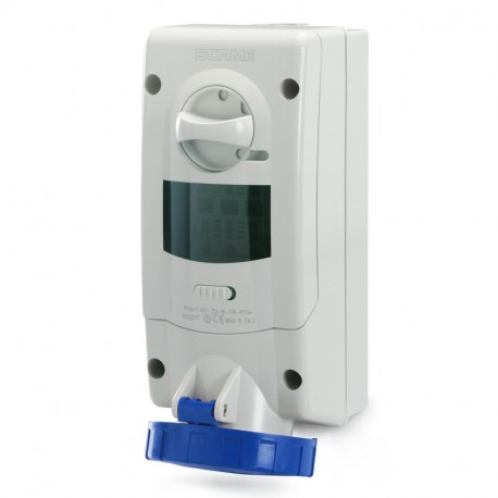 563.1683TA SCAME INTERLOCKED SOCKET 2P+E IP67 16A 6h