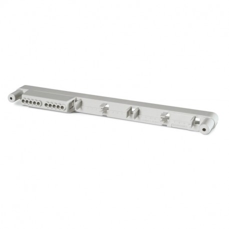 654.0362 SCAME BARRETTE DE BORNES IP20 16 DIN GRIS