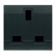 101.6413 SCAME SOCKET BRITISH ST. 2P+E 16A ANTHRACITE