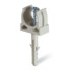 860.2025 SCAME CLIPS PRESSION + CHEV-VIS Ø25mm GRIS