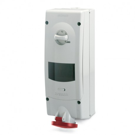 567.1678 SCAME INTERLOCKED SOCKET 2P+E IP44 16A 9h