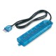160.224/C-T SCAME PRESA 6 POSTI TURCHESE 2P+T 10A C/CAVO
