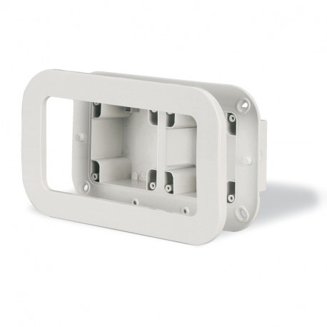 137.122 SCAME SCATOLA CON CORNICE M95 INCASSO DOPPIA