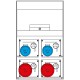 671.6546-03 SCAME QUADRO DISTRIBUZIONE DOMINO 550 IP66