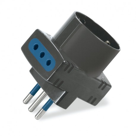 144.457/N SCAME ADAPTATEUR TRIPLE 250V max 1.500W