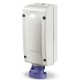 565.2416/S SCAME BASE ENCLAV. MEC. 2P IP67 16A 24V AC