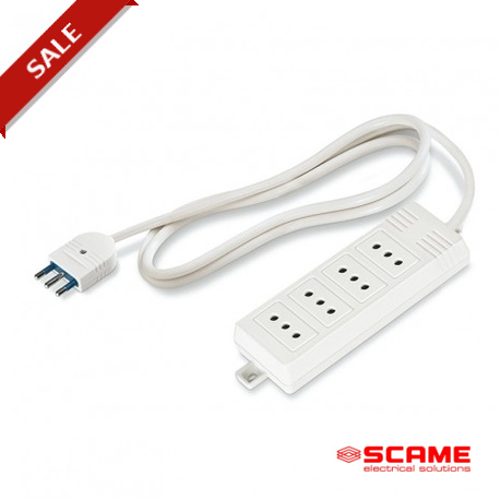 164.219/C SCAME MULTI-OUTLET SOCKET