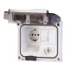 409.2404 SCAME PRISE VERROUILLABLE DOMEST. 2P+T IP56
