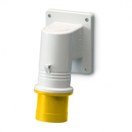 242.3290 SCAME BASE CONECTORA 2P+T IP44 32A 4h 100-130V