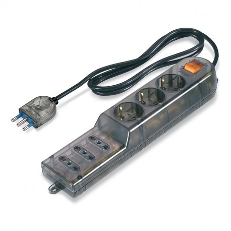 160.230/C-F SCAME 3-OUTLET-BUCHSE-DUAL-USE-KABEL UND-STECKER