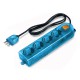 161.246/C-T SCAME 4-OUTLET-SOC. 2P+E 16A/UNEL + KABEL