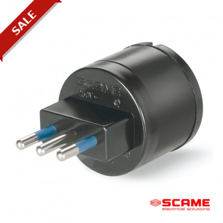 146.650/N SCAME ADAPTADOR SIMPLE 250V AC max 1.500W